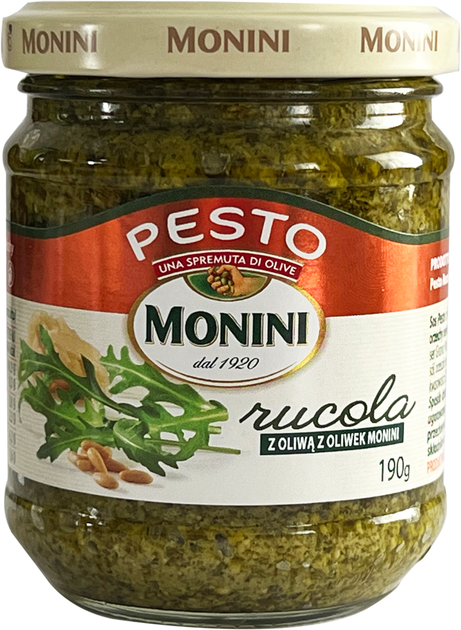 Соус песто Monini з руколою 190 г (8005510005844) – купити в інтернет ...
