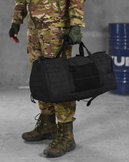 Армейская дорожная сумка/баул Silver Knight черная (86720) - изображение 1