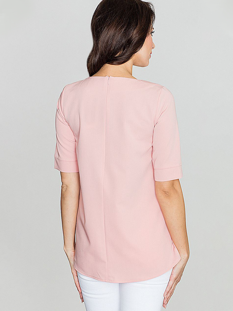 Блузка жіноча Lenitif K370 S Рожева (5902194330305) - зображення 2