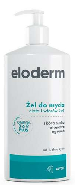 Żel do mycia ciała i głowy Eloderm 2 in 1 From Day 1 of Life 400 ml (5903060616035) - obraz 1