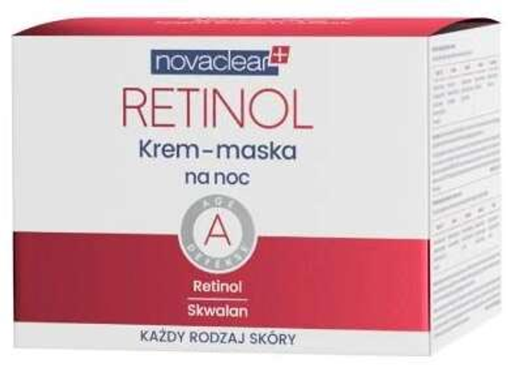 Крем-маска для обличчя Novaclear Retinol Rejuvenating Night Cream-Mask 50 мл (5900779386129) - зображення 2