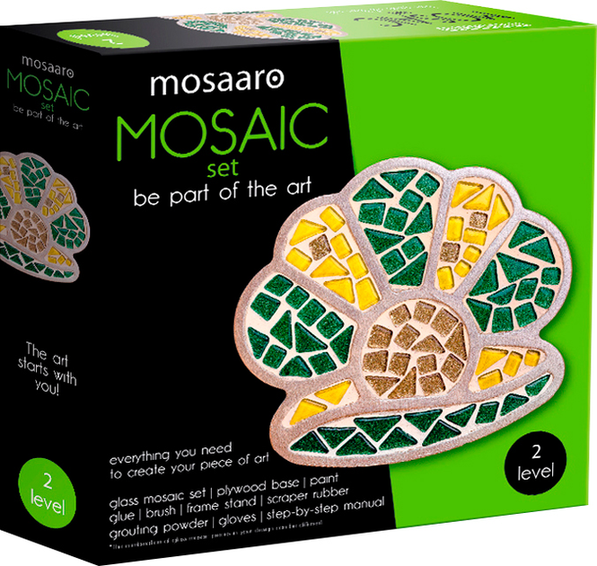 Скляна мозаїка Mosaaro Мушля 165 х 188 мм (5903858961446) - зображення 1