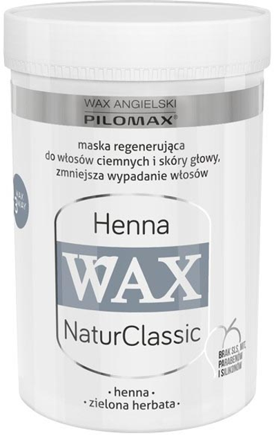 Maska do włosów Pilomax Natur Classic Wax Henna 480 ml (5906948846937) - obraz 1