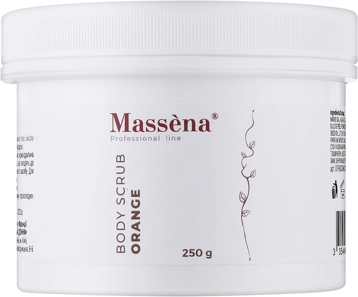 Апельсиновий скраб для тіла - Massena Body Scrub Orange 500g (904026-146561) - изображение 2
