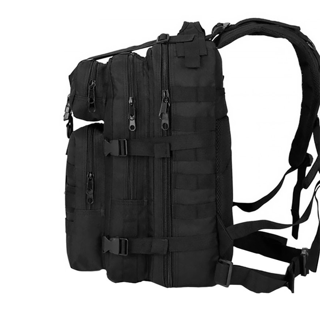 Рюкзак тактичний AOKALI Outdoor A10 Black 35L - зображення 2