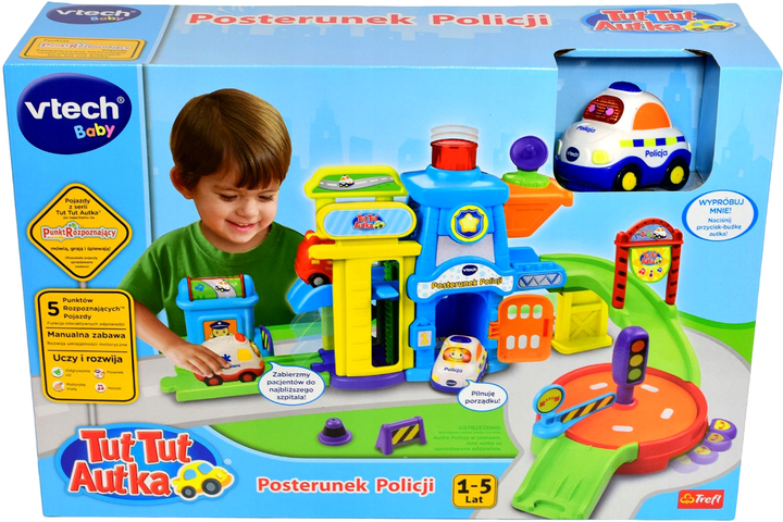 Ігровий набір VTech Tut Tut Cars Police Station (5900511610734) - зображення 1