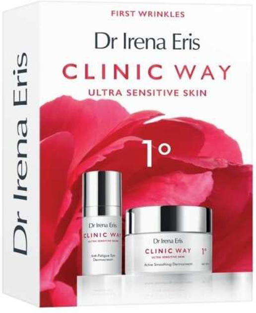 Набір для догляду за обличчям Dr. Irena Eris Clinic Way 1 Денний крем SPF 15 50 мл + Крем для шкіри навколо очей 15 мл (5900717020467) - зображення 1