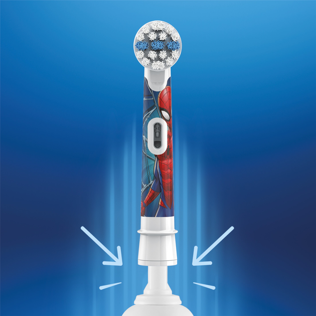 Końcówki do szczoteczki elektrycznej Oral-b Braun Kids Spider-Man, 4 szt. (8006540805237) - obraz 6