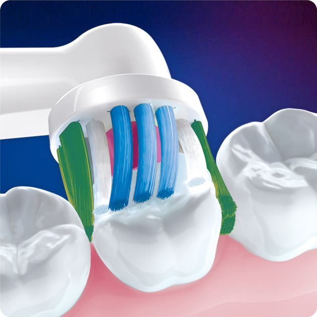 Насадки для електричної зубної щітки Oral-B Pro 3D White, 4 шт (8006540847213) - зображення 4