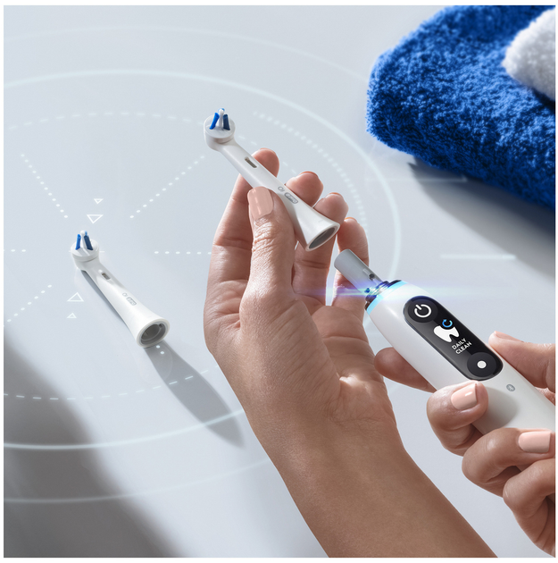 Końcówki do szczoteczki elektrycznej Oral-b Braun iO Specialised Clean, 2 szt. (4210201416913) - obraz 8