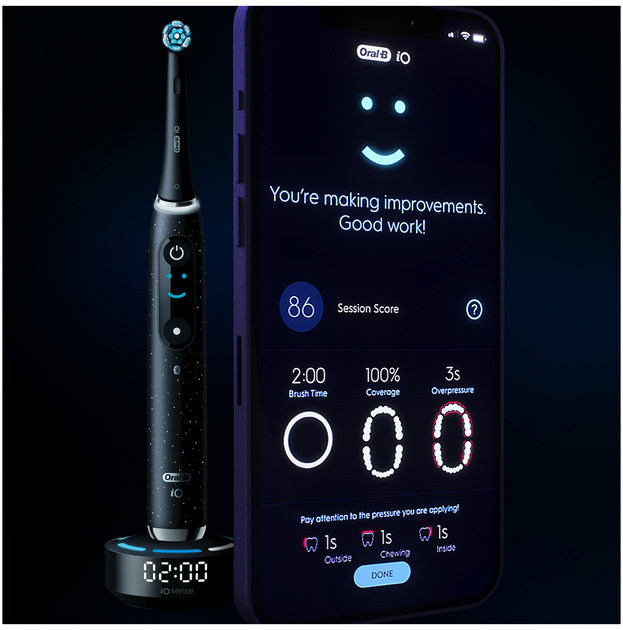 Szczoteczka elektryczna do zębów Oral-b Braun iO 10 Black (4210201434672) - obraz 7