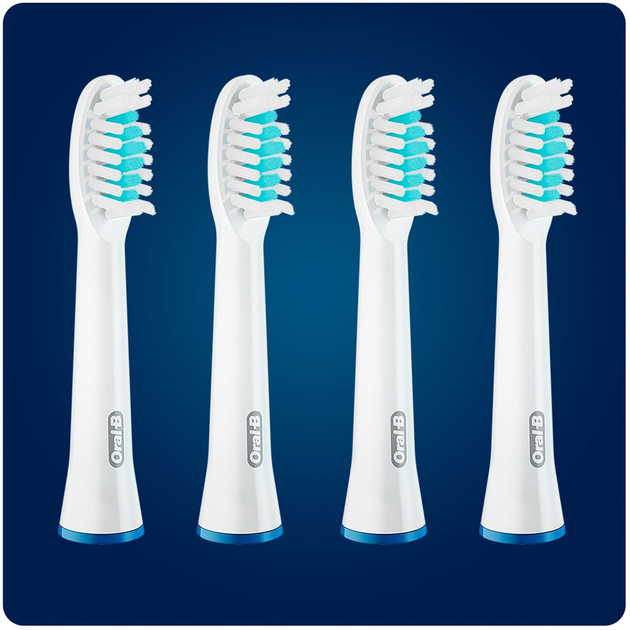 Насадки для електричної зубної щітки Oral-B Pulsonic Sensitive 4 шт (4210201299899) - зображення 3
