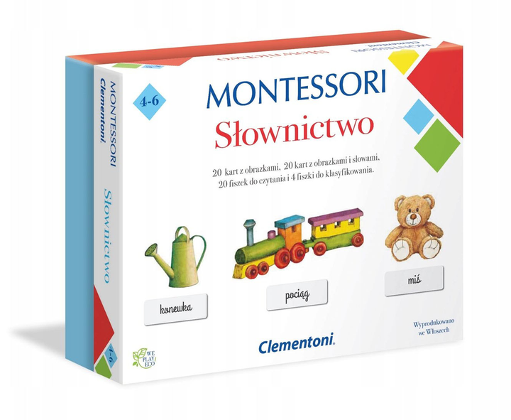Настільна гра Clementoni Montessori Словник (8005125500772) - зображення 1