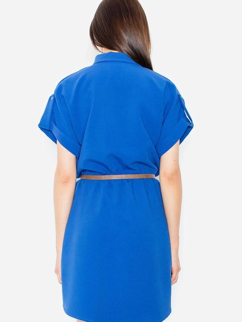 Sukienka koszulowa krótka letnia damska Figl M442 S Niebieska (5901299587096) - obraz 2