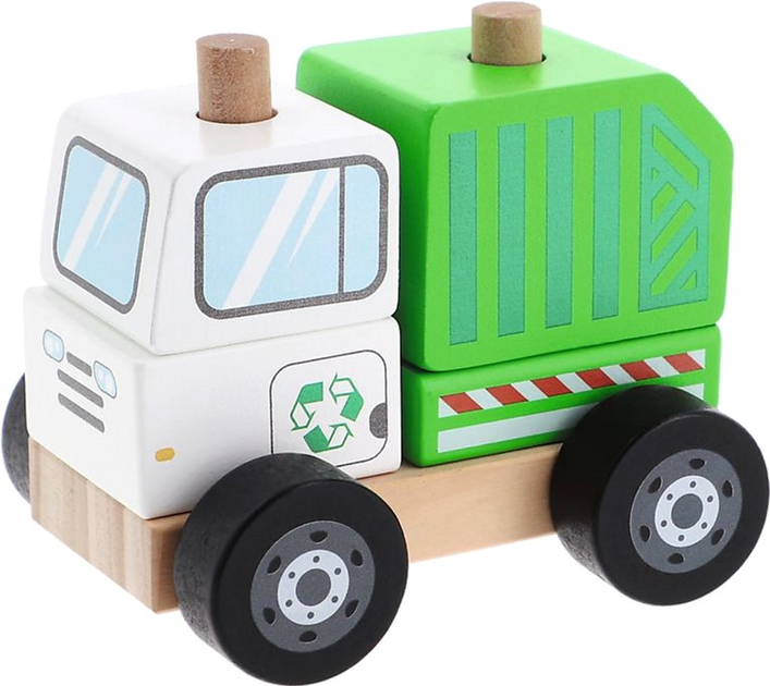 Śmieciarka Trefl Wooden Toys (5900511617641) - obraz 1
