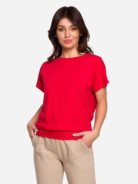 Блузка жіноча BeWear B224 M Червона (5903887655583) - зображення 2