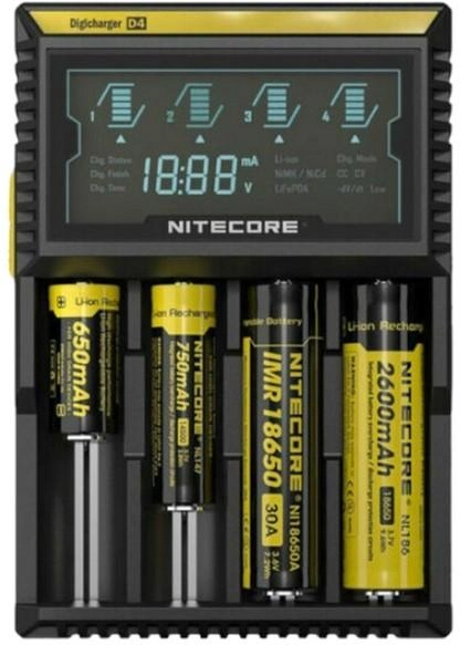 Зарядний пристрій Nitecore Digicharger D4 (6952506491223) - зображення 1