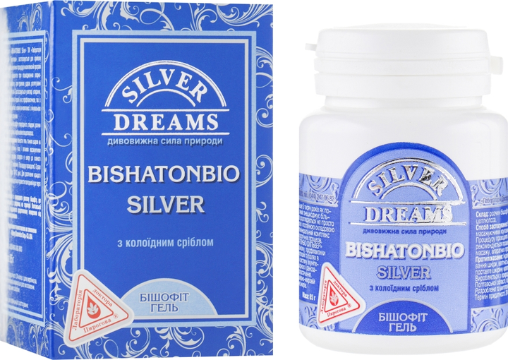 Бішофіт гель - Лабораторія доктора Пирогова Bishatonbio Silver 85g (332717-36697) - изображение 1