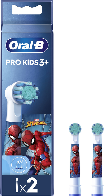 Насадки для электрической зубной щётки Oral-B Kids Spider-Man, 2 шт (8006540805008) - изображение 1