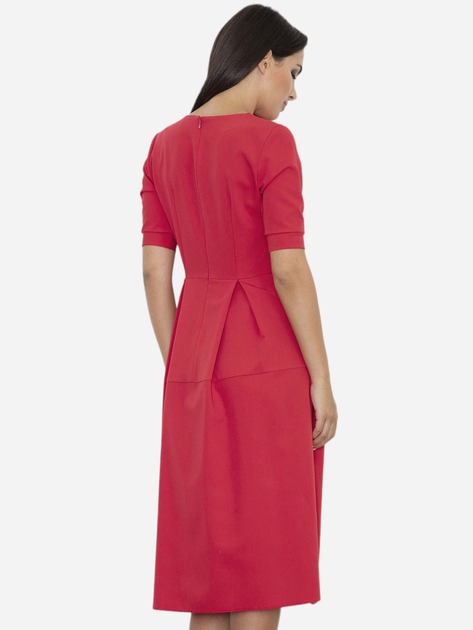 Плаття міді літнє жіноче Figl M553 XL Червоне (5902194338134) - зображення 2