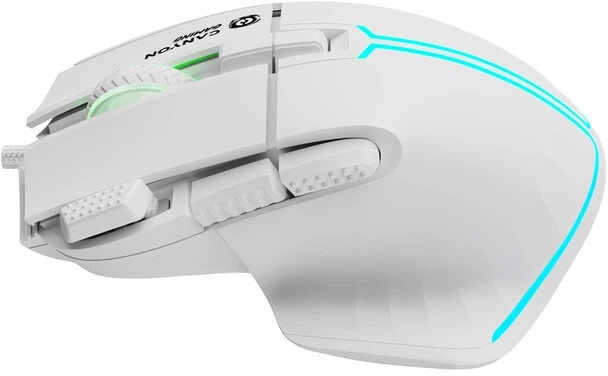 Mysz Canyon Fortnax GM-636 RGB USB White (CND-SGM636W) - obraz 4