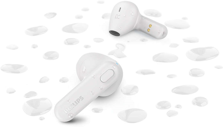 Навушники Philips TAT1138 True Wireless IPX4 White (4895229131798) - зображення 7