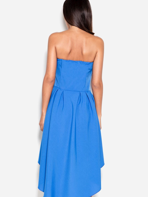 Плаття коротке літнє жіноче Lenitif K031 XL Синє (5902194303941) - зображення 2
