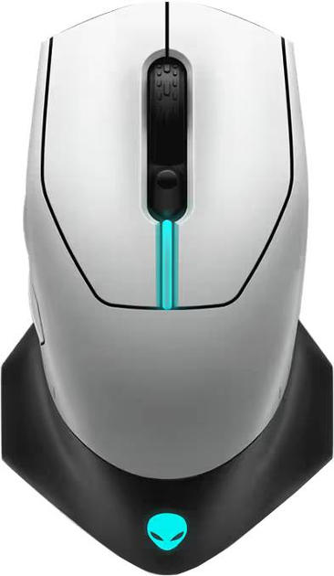 Mysz Dell Alienware AW610M Wireless wired optical Lunar Light (545-BBCN) - obraz 1