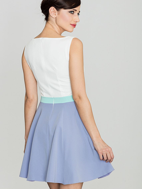 Плаття коротке літнє жіноче Lenitif K083 XL Фіолетове (5902194303705) - зображення 2