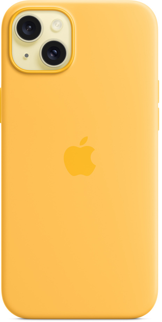 Etui Apple MagSafe Silicone Case dla iPhone 15 Plus Sunshine (MWNF3) - obraz 3