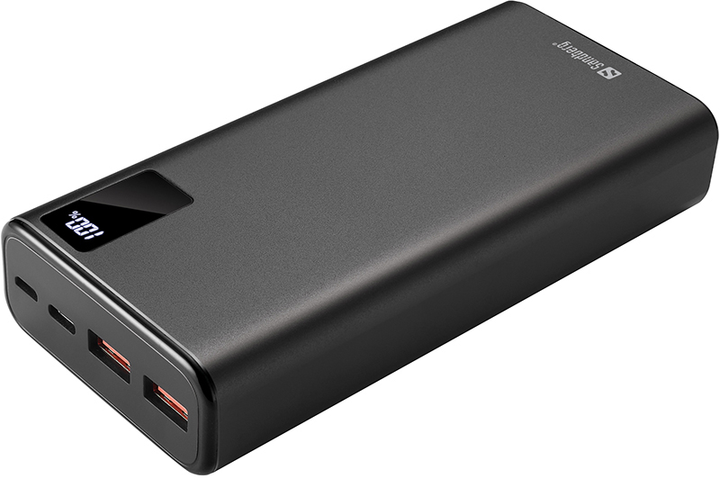 УМБ Sandberg USB Type-C PD 20W 20000 mAh Black (5705730420597) - зображення 1