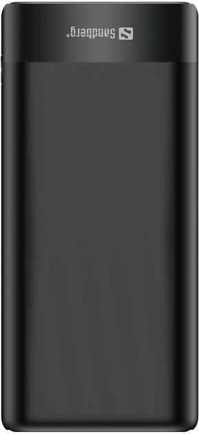 УМБ Sandberg PD 65W 3A QC3.0 20000 mAh Black (5705730420627) - зображення 2