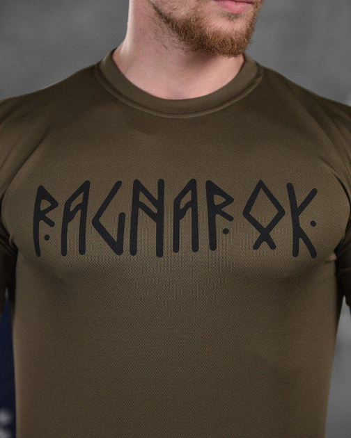 Тактическая потоотводящая футболка Oblivion tactical RAGNAROK олива 2XL - изображение 2
