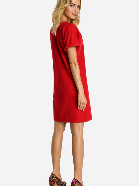 Sukienka T-shirt damska Made Of Emotion M337 L Czerwona (5902041197242) - obraz 2