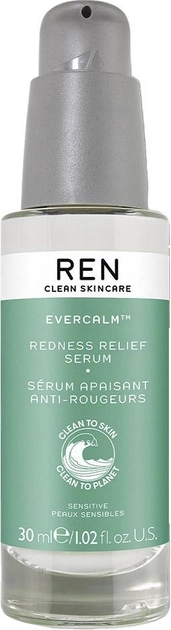 Сироватка для обличчя Ren Clean Skincare Evercalm Redness Relief Serum для зняття почервонінь 30 мл (5056264704043) - зображення 1