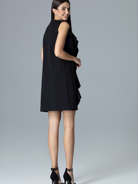 Плаття коротке літнє жіноче Figl M622 XL Чорне (5902194357036) - зображення 2