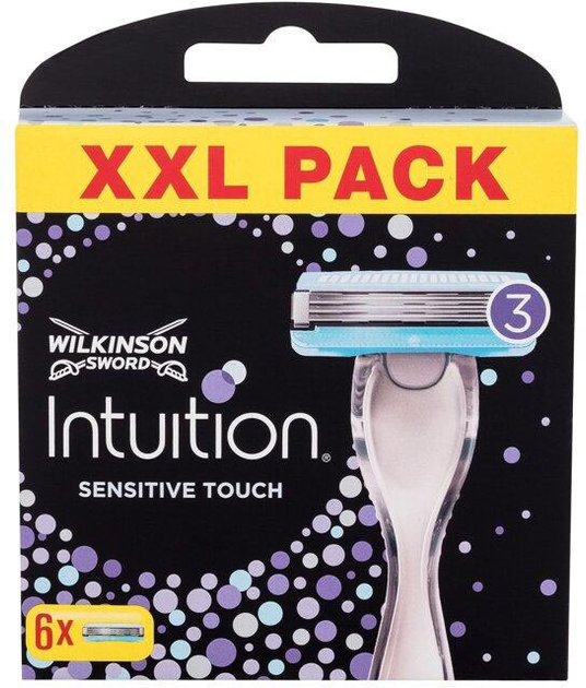 Wymienne wkłady do maszynki do golenia Wilkinson Sword Intuition Sensitive Touch 6 szt (4027800106509) - obraz 1