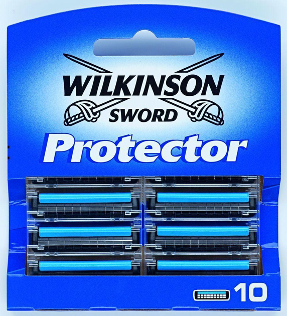 Wymienne wkłady do maszynki do golenia Wilkinson Sword Protector 10 szt (4027800013302) - obraz 1