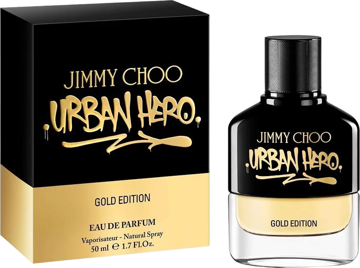 Чоловіча парфумована вода Jimmy Choo Urban Hero Gold Edition 50 мл (3386460127073) - зображення 2