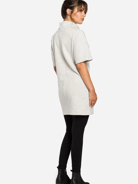 Tunika damska elegancka BeWear B051 2XL-3XL Jasnoszara (5902041193626) - obraz 2