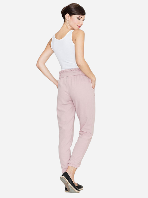 Spodnie damskie Lenitif K296 S Różowe (5902194321945) - obraz 2