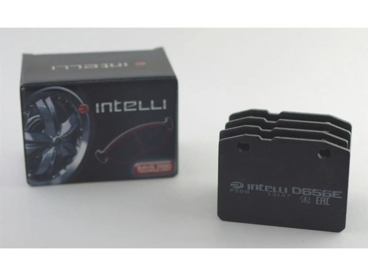 Колодки гальмові дискові передні ВАЗ 2101-07 (D656E) Intelli Dafmi - зображення 1