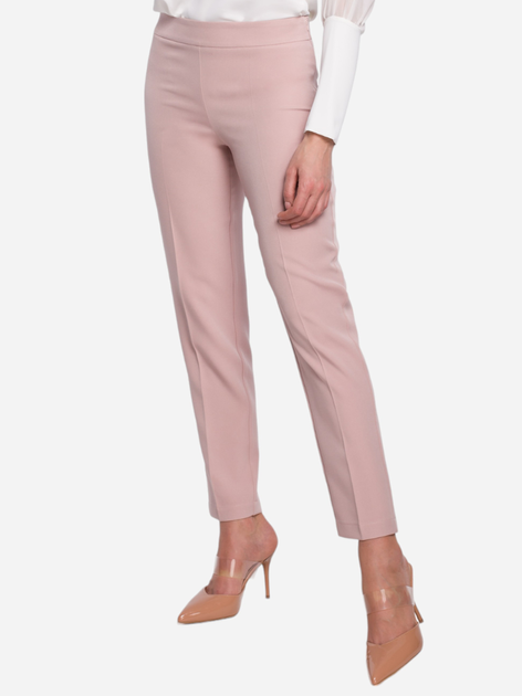 Spodnie damskie Makover K055 S Różowe (5903068481451) - obraz 1