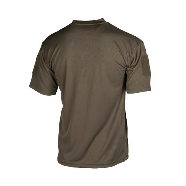 Футболка тактична Mil-Tec Термоактивна Швидкосохнуча XL Олива QUICK DRY T-SHIRT OLIV (11081001-XL) - зображення 2