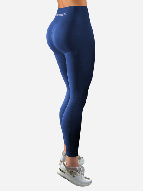 Legginsy sportowe damskie Sesto Senso Thermofit L/XL Granatowe (5902385327107) - obraz 2