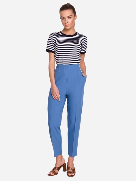 Штани жіночі Stylove S296 S Блакитні (5903887661300) - зображення 3