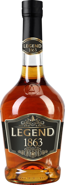 Бренди ординарный Legend 1863 0.5 л 36% (4820256580554) – фото, отзывы ...