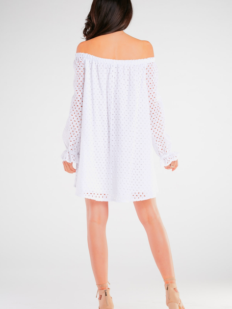 Плаття коротке літнє жіноче Awama A435 S-M Біле (5902360557123) - зображення 2