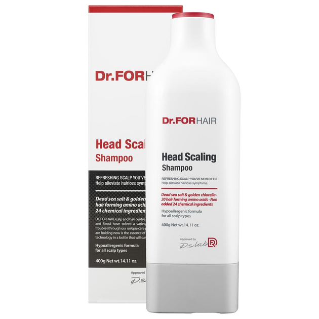 Шампунь с частицами соли для глубокой очистки кожи головы Dr.FORHAIR ...