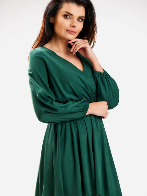 Плаття жіноче Awama A577 XL Темно-зелене (5902360579866) - зображення 7